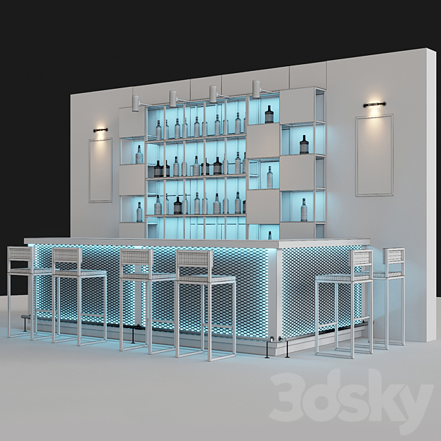 Bar 3DSMax File - thumbnail 3