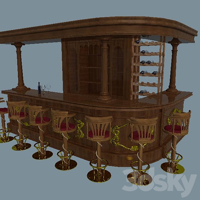 bar 3DSMax File - thumbnail 1