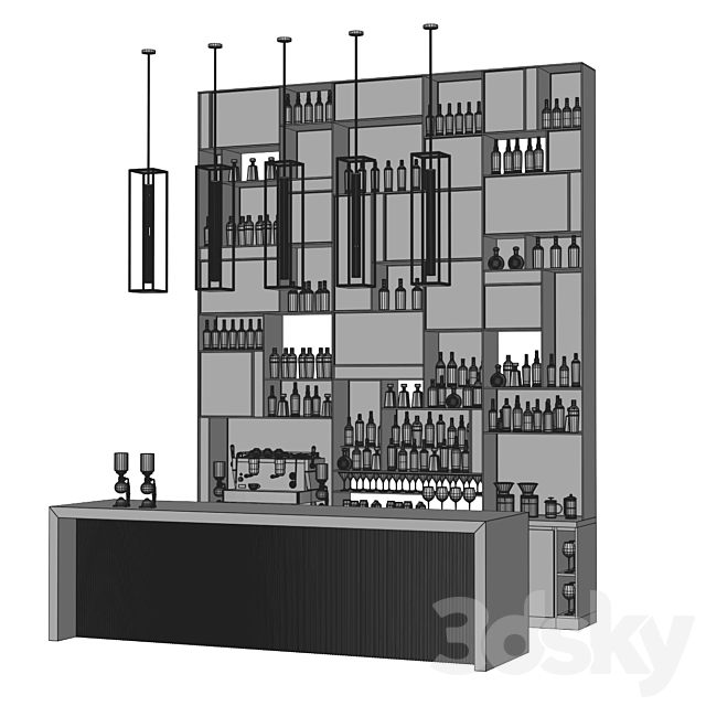 Bar 3DSMax File - thumbnail 6