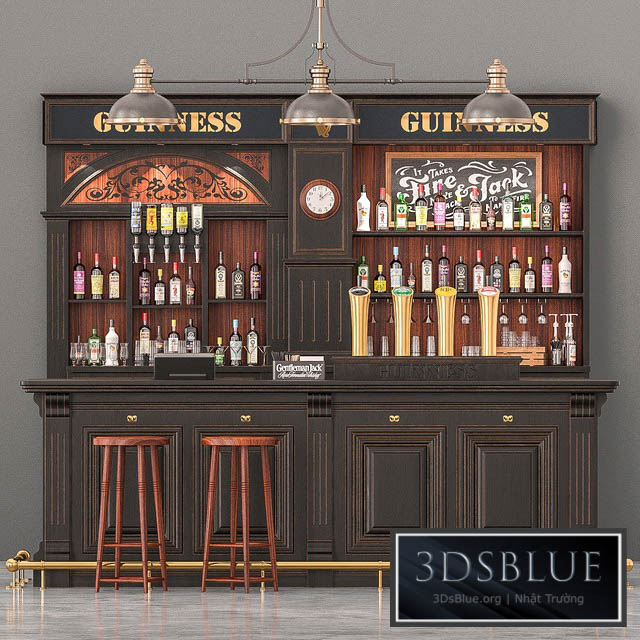 Bar counter 3DS Max - thumbnail 3