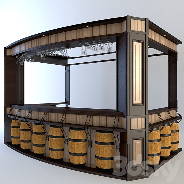 Bar counter 3DSMax File - thumbnail 2