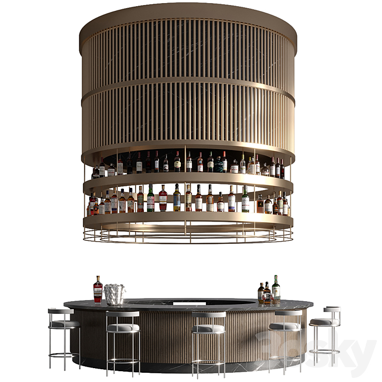 BAR NO1 3DS Max Model - thumbnail 1