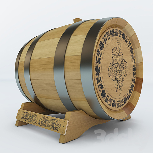 Barrel 3ds Max - thumbnail 1