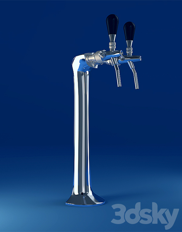 beer tap 3ds Max - thumbnail 1