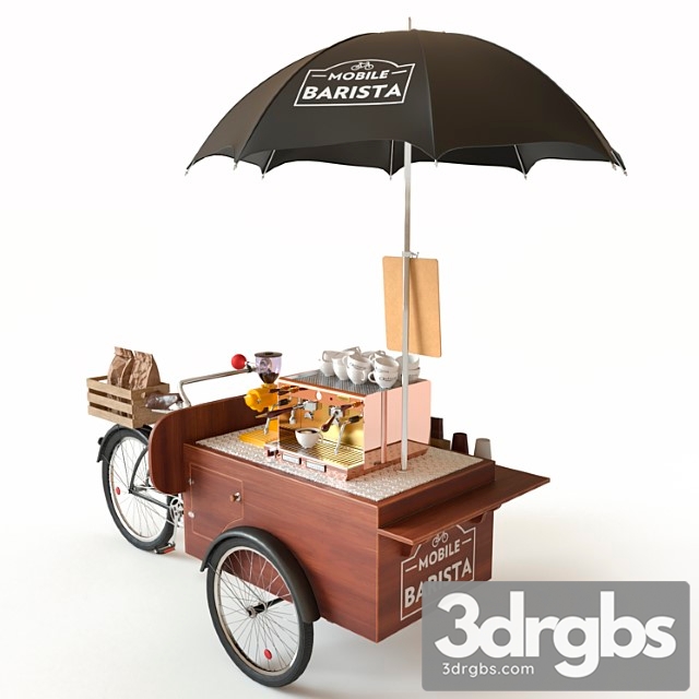 Bicycle Cafe 4 3dsmax Download - thumbnail 1