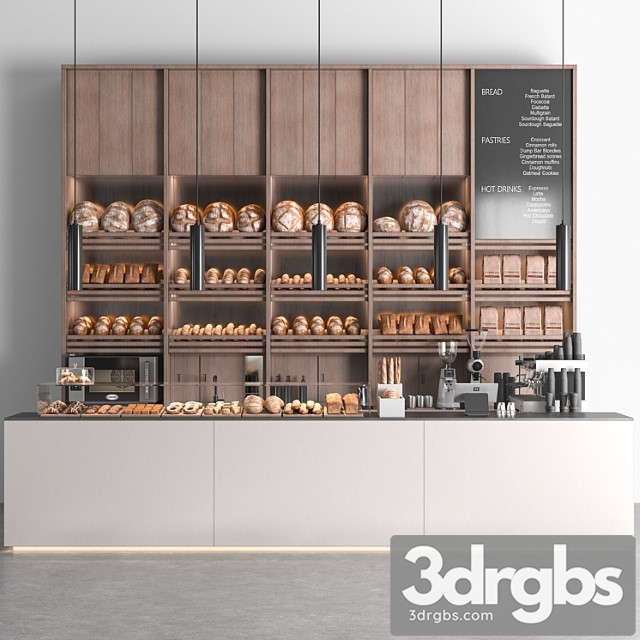 Cafe Bakery 02 3dsmax Download - thumbnail 1