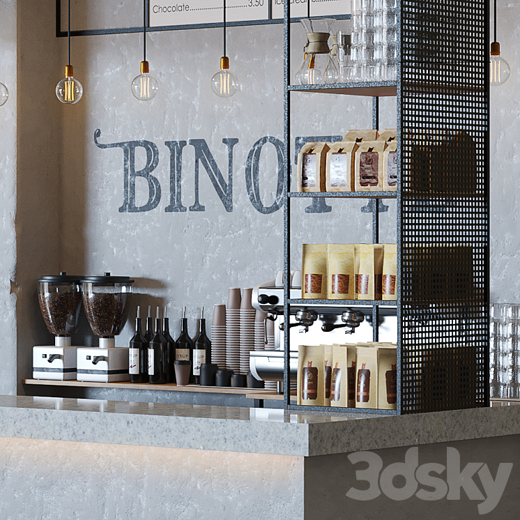 Cafe binotte 3DS Max - thumbnail 2