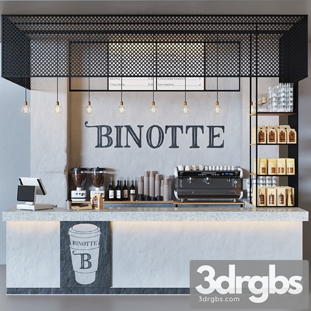 Cafe binotte 3dsmax Download - thumbnail 1