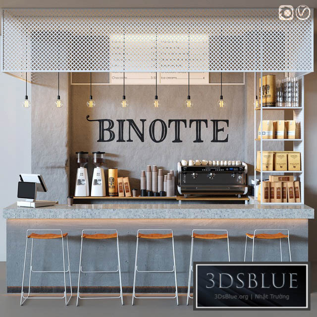 Cafe Binotte v. 2 3DS Max - thumbnail 3