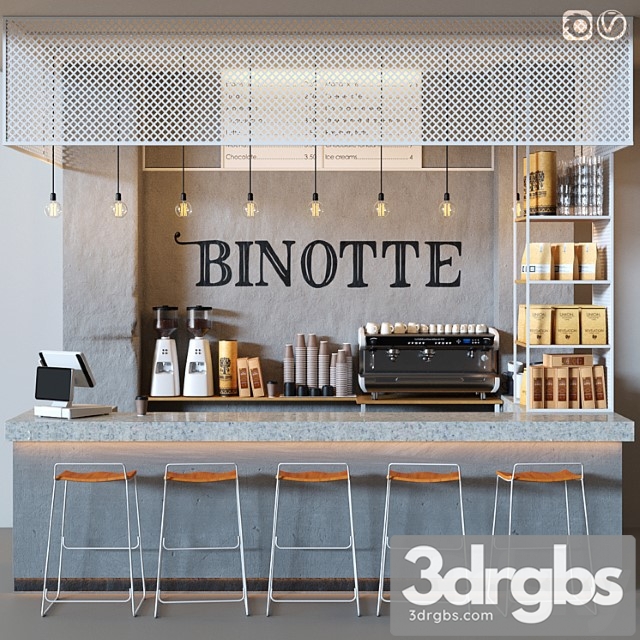 Cafe binotte v. 2 3dsmax Download - thumbnail 1