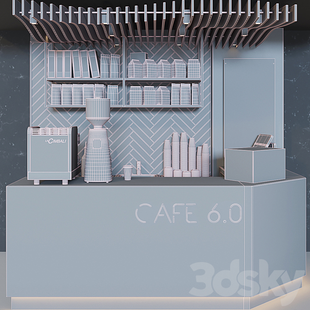 Cafe “Cafe 6.0” 3DSMax File - thumbnail 3