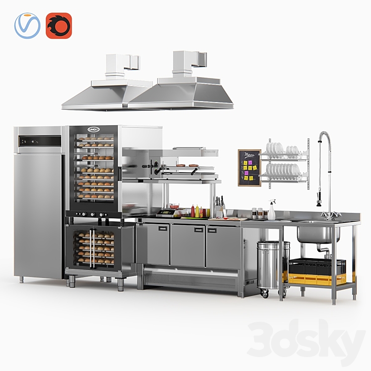 Cafe Equipment 3DS Max - thumbnail 1