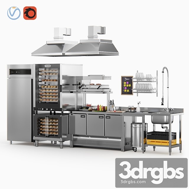 Cafe Equipment 3dsmax Download - thumbnail 1