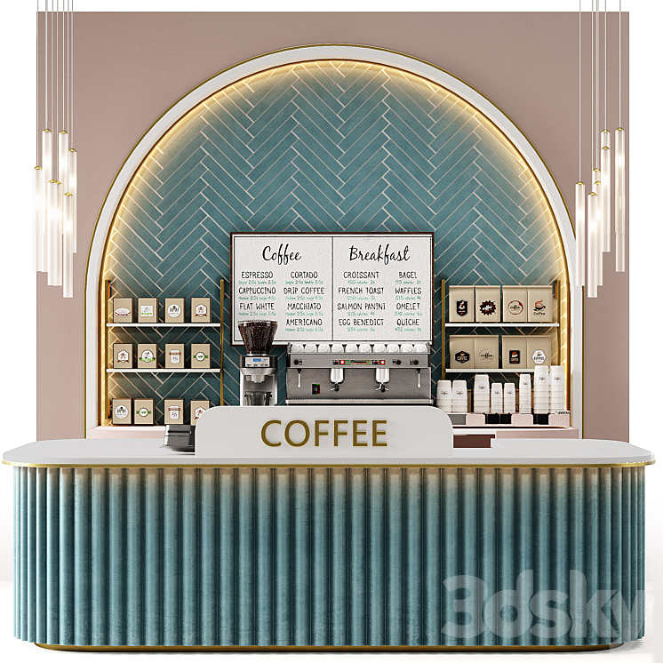 Cafe vol2 3DS Max - thumbnail 1