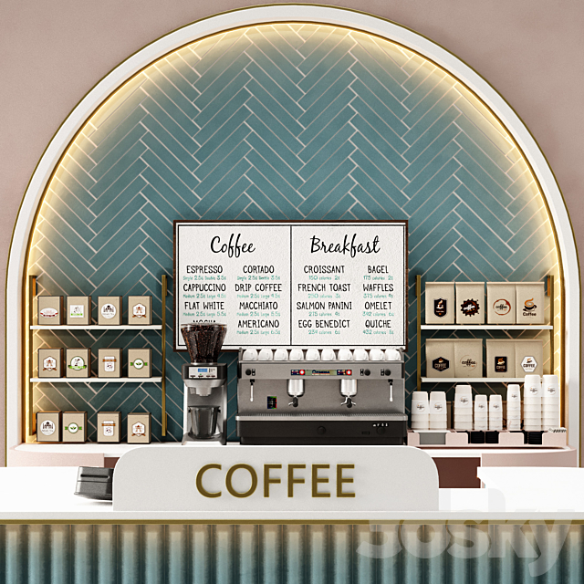 Cafe vol2 3DSMax File - thumbnail 4