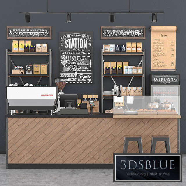 Coffee bar 3DS Max - thumbnail 3