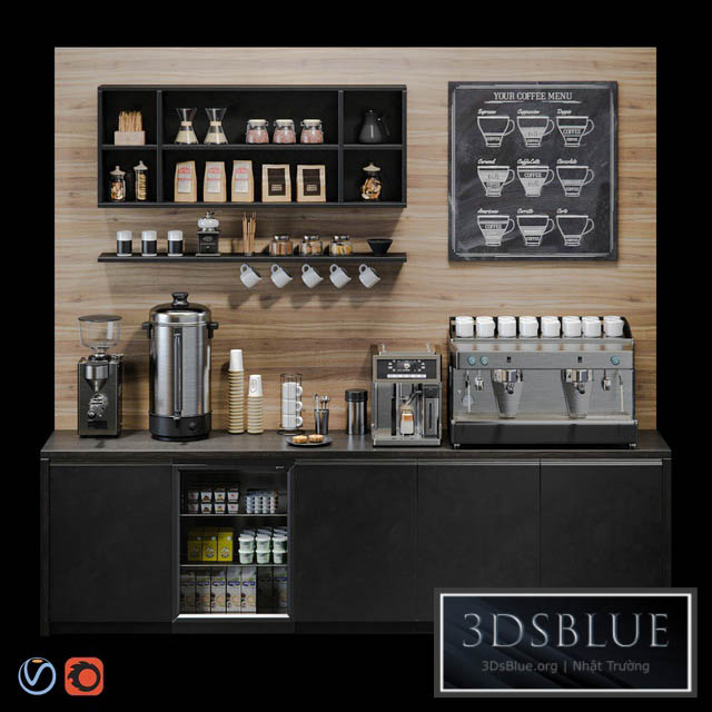 Coffee bar 3DS Max - thumbnail 3