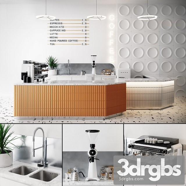 Coffee Shop 3 3dsmax Download - thumbnail 1