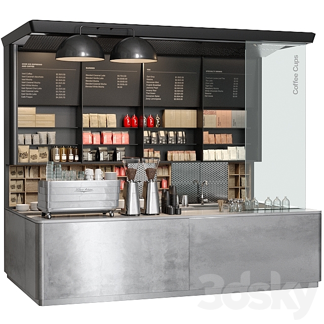 COFFEE SHOP 3DSMax File - thumbnail 1