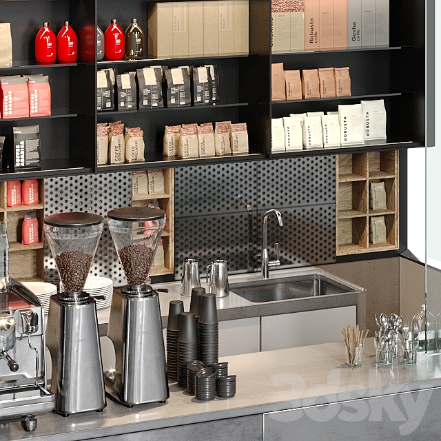 COFFEE SHOP 3DSMax File - thumbnail 3