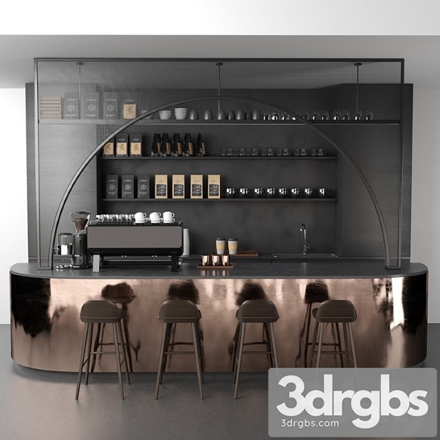 Coffee shop 4 3dsmax Download - thumbnail 1