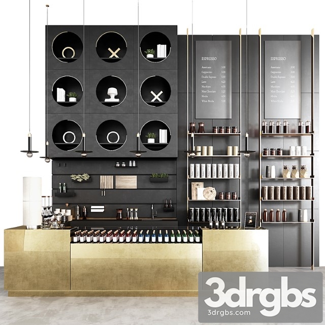 Coffee Shop 43 3dsmax Download - thumbnail 1