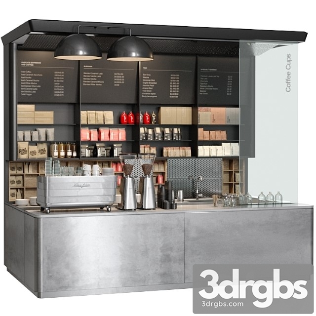 Coffee shop 5 3dsmax Download - thumbnail 1