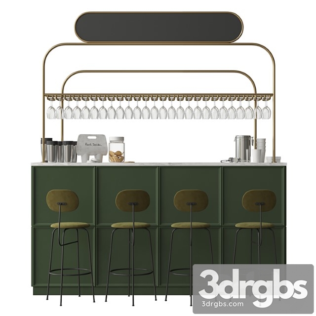 Coffeeshop 01 3dsmax Download - thumbnail 1