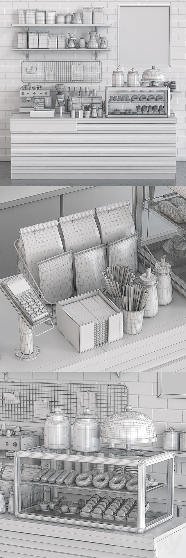 Coffeeshop 3DSMax File - thumbnail 3