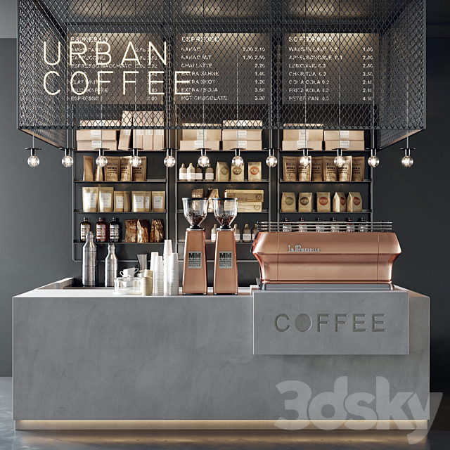 Coffeeshop 3DSMax File - thumbnail 1