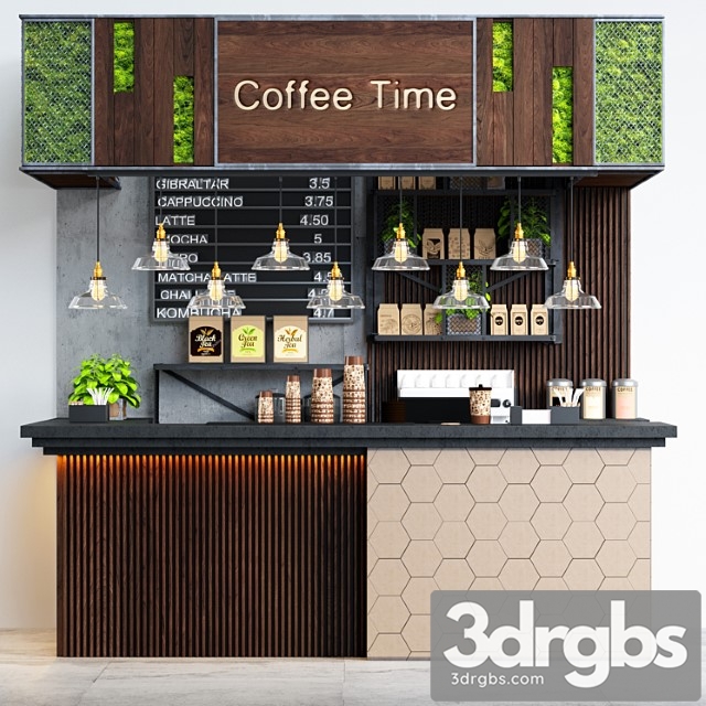 Coffeeshop loft 3dsmax Download - thumbnail 1