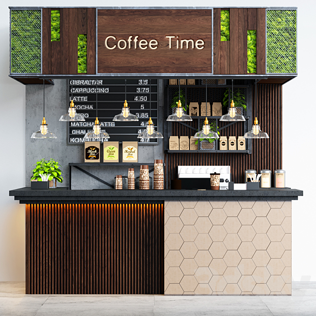 Coffeeshop loft 3DSMax File - thumbnail 1