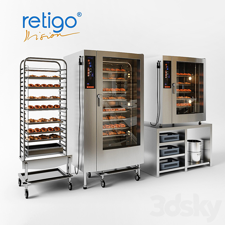 Convection ovens Retigo 3DS Max - thumbnail 1