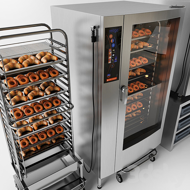 Convection ovens Retigo 3DS Max - thumbnail 2