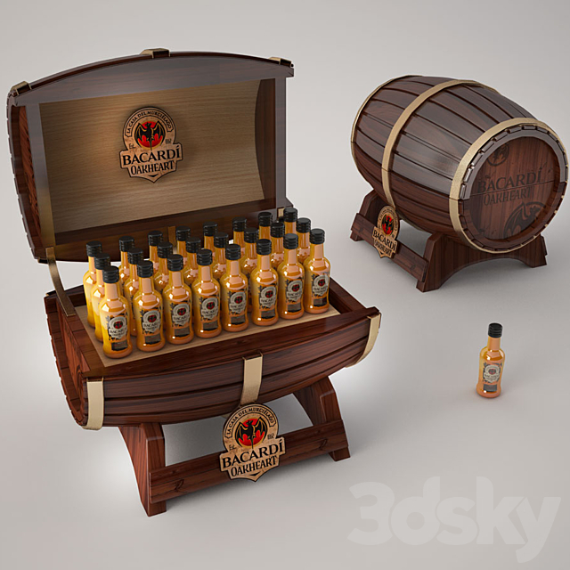 Decorative barrel-chest 3DSMax File - thumbnail 1