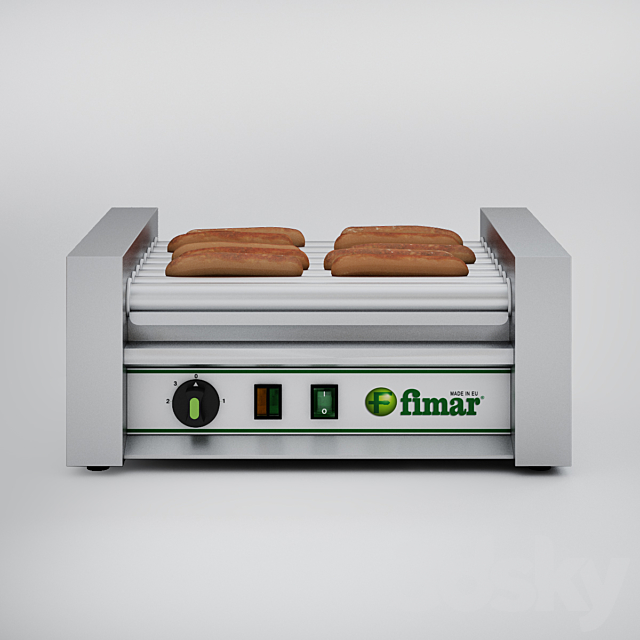 Equipment for hot dogs Fimar 3DS Max Model - thumbnail 2