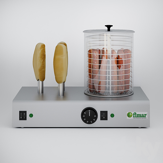 Equipment for hot dogs Fimar 3DS Max Model - thumbnail 3