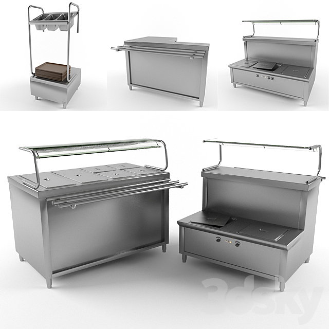 Equipment for public catering 3ds Max - thumbnail 1