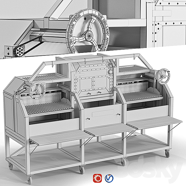 Grillworks Infierno X100 3DS Max Model - thumbnail 3