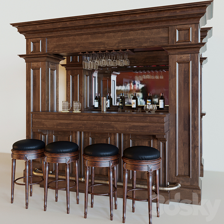 Home Bar 3DS Max - thumbnail 1