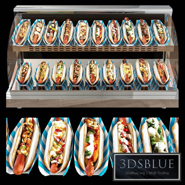 Hot dog bar 3DS Max - thumbnail 3