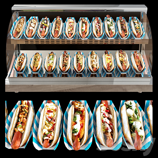 Hot dog bar 3DSMax File - thumbnail 1