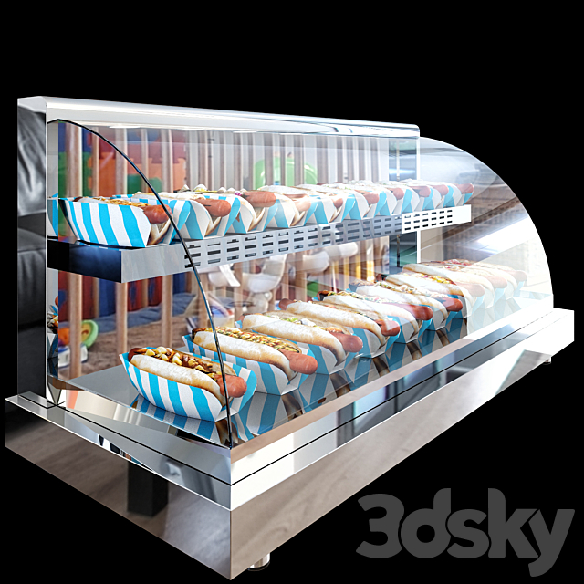 Hot dog bar 3DSMax File - thumbnail 2