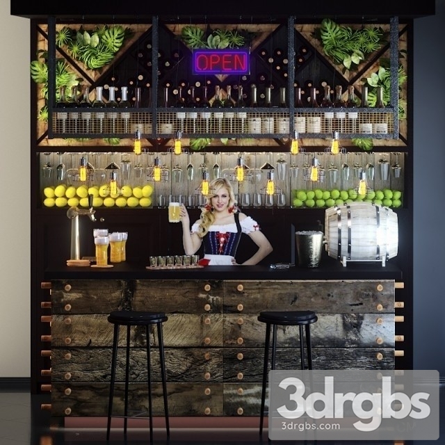 Industrial Bar 2 3dsmax Download - thumbnail 1