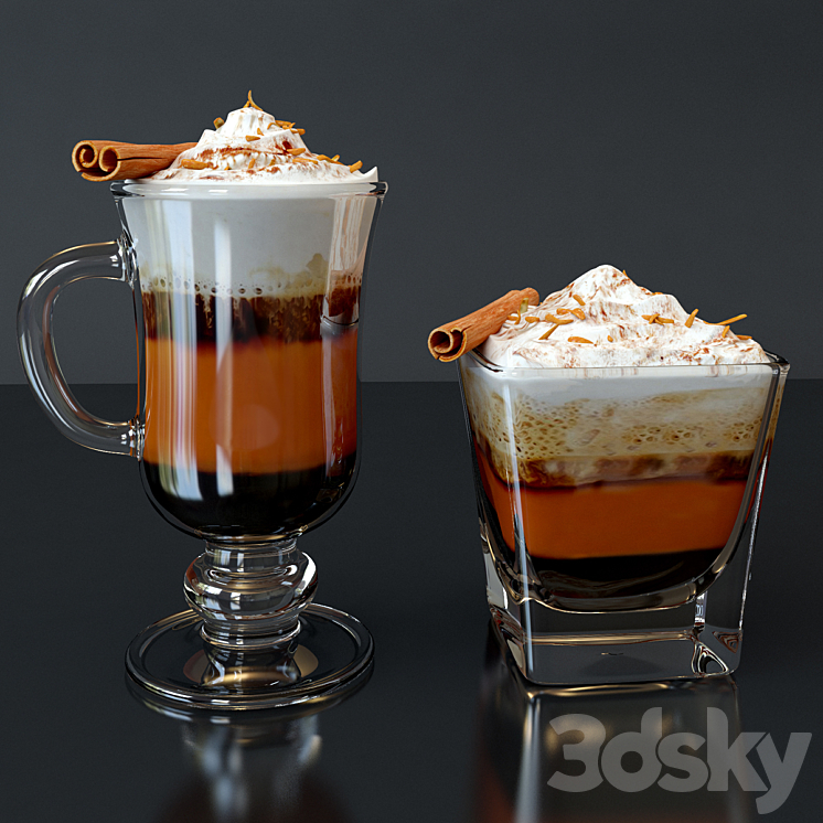 Irish Coffee 3DS Max - thumbnail 1