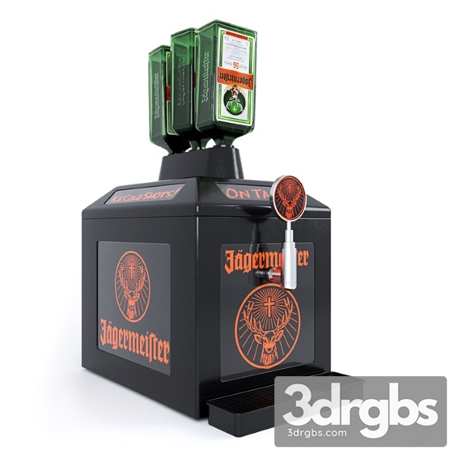 Jagermeister tap machine 3dsmax Download - thumbnail 1