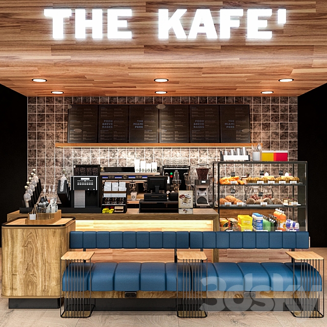 JC Coffee Shop 3 3DSMax File - thumbnail 1