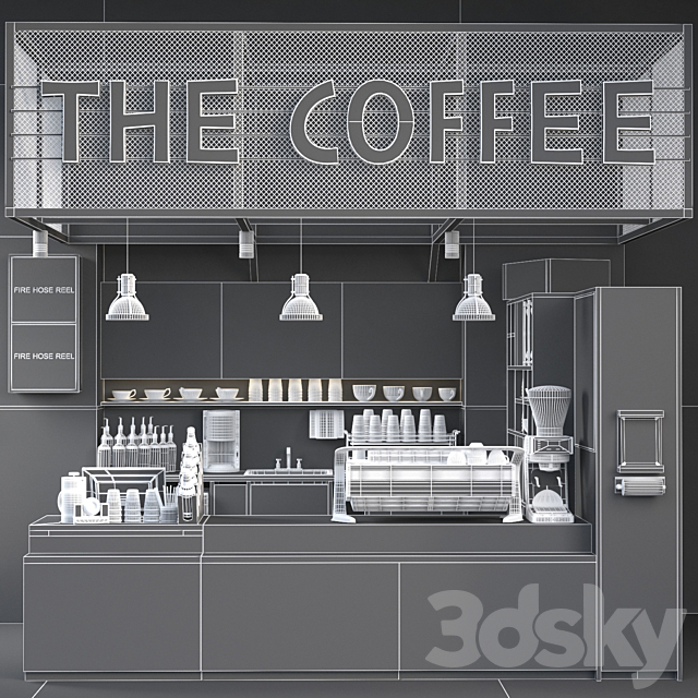 JC Coffee Shop 6 3DSMax File - thumbnail 4