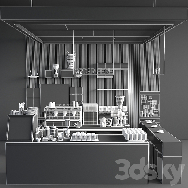 JC Coffee Shop 7 3DSMax File - thumbnail 4