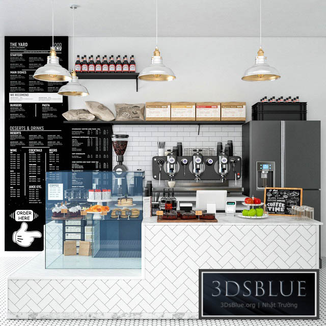 JC Coffee Shop 8 3DS Max - thumbnail 3